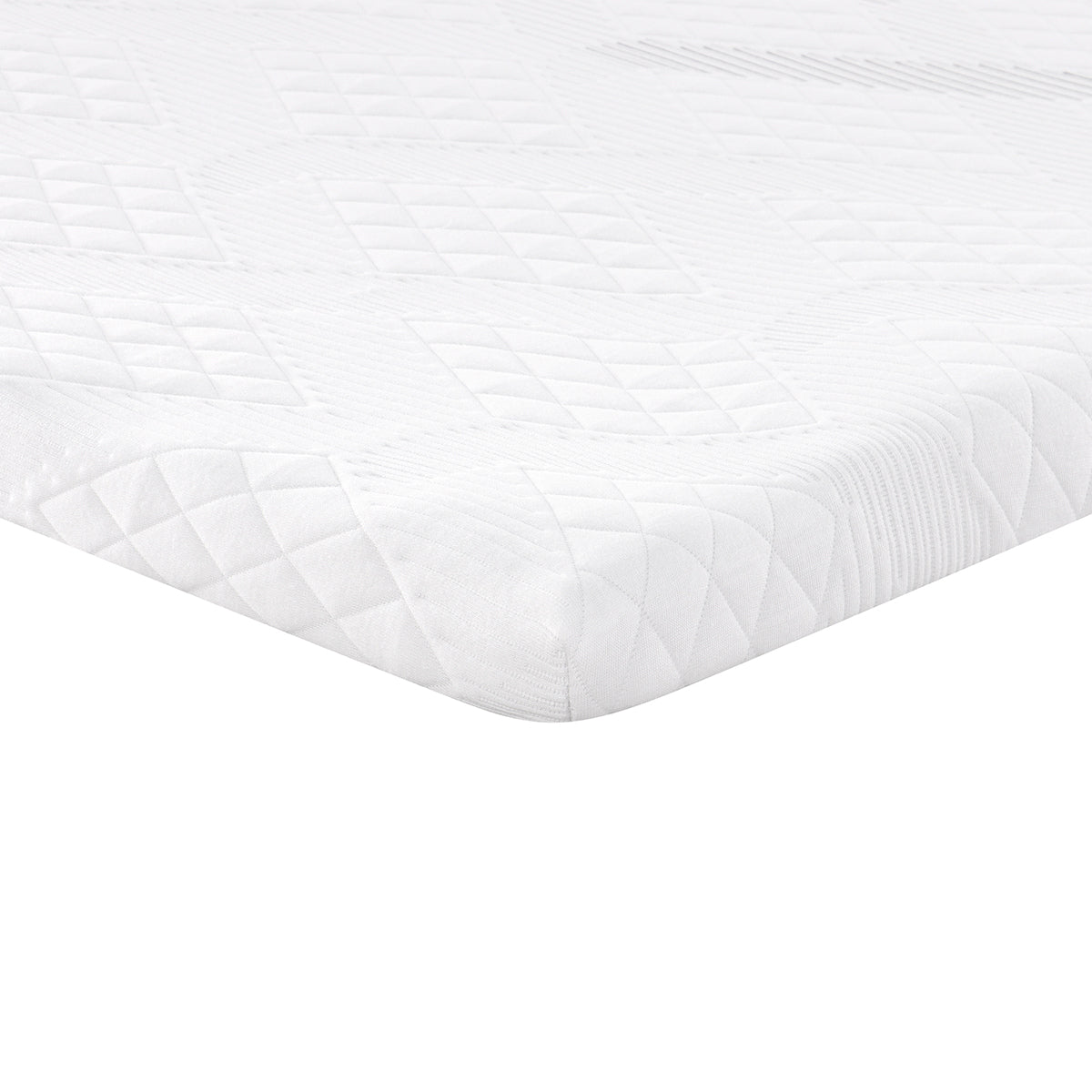 Détail côté surmatelas 5,3cm SENHO PLUME 140x190cm