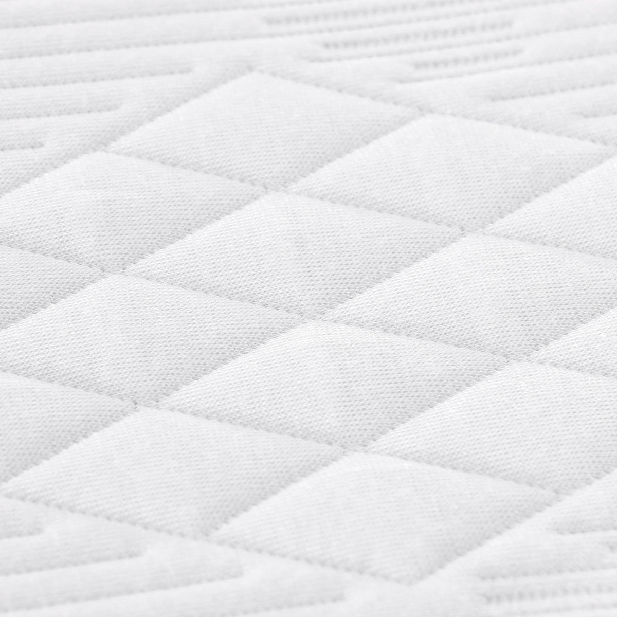 Détail piquage coutil surmatelas 5,3cm SENHO PLUME 140x190cm