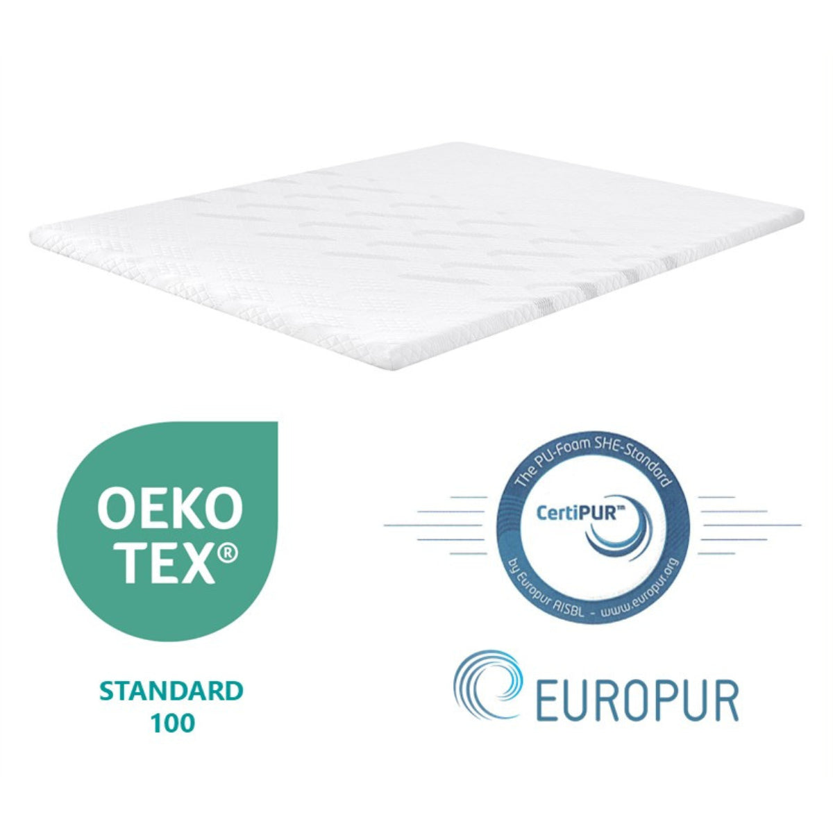 Label surmatelas SENHO PLUME 160x200cm
