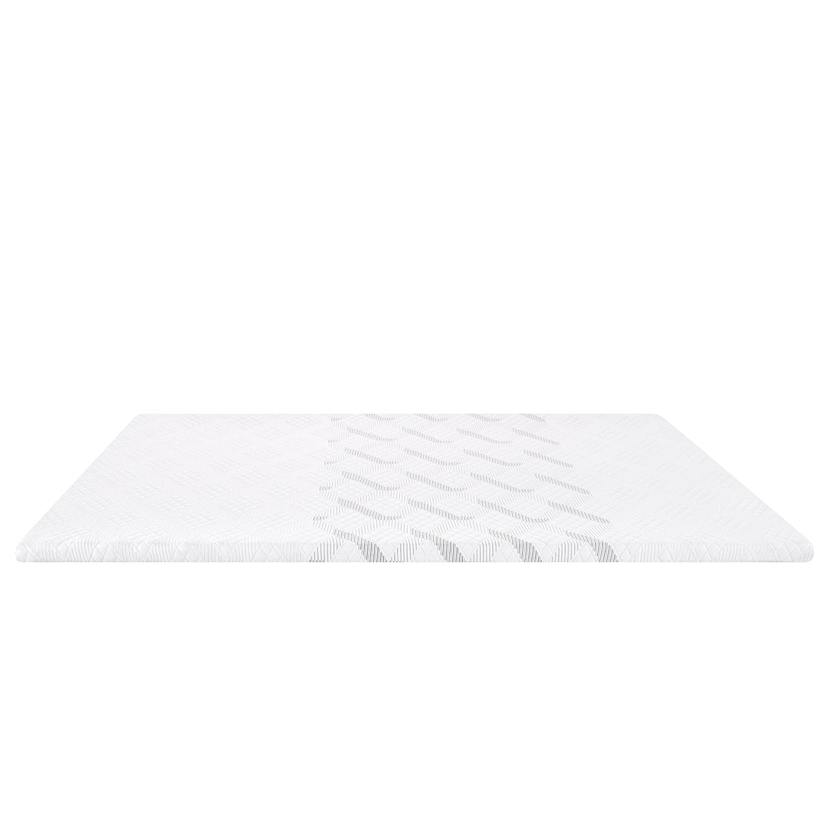 Vue de côté surmatelas 5,3cm SENHO PLUME 160x200cm