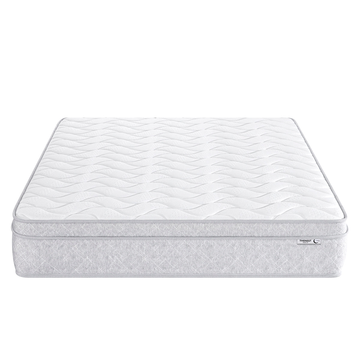 Vue de face matelas 25cm SENHO THENEST 140x190cm